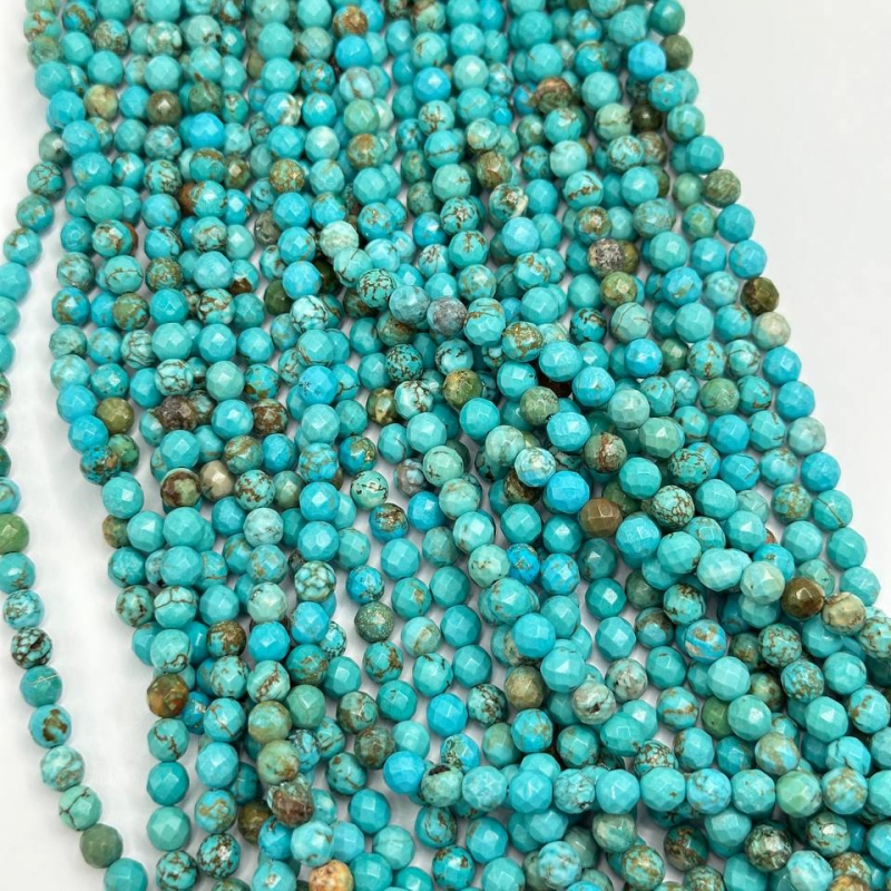 Турквенит граненый шар размер 6мм натуральный камень